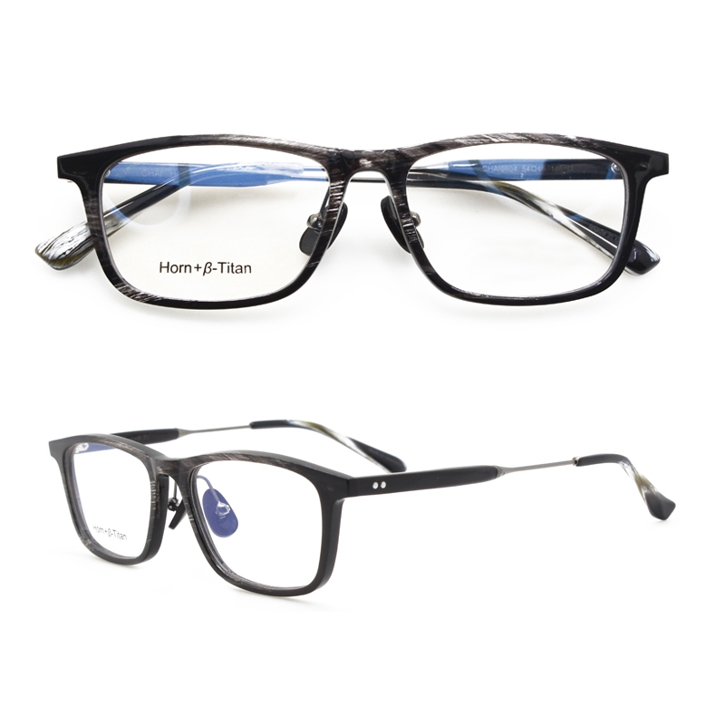 9002Hop ox horn glasses frame