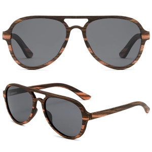 aviator wooden sunglasses wholesale